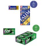 Falım (7Gr X 5) X 20 - First (27Gr X 12) Avantajlı Falım Damla Sakız Ve First 60 Dakika Yeşil Nane