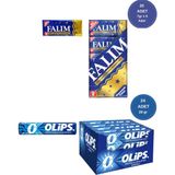 Falım (7gr x 5) x 20 - Olips (28GR x 24) Avantajlı Damla Sakız ve Olips Mentol Okaliptus Aromalı Paketi - 44 gr