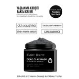 FALİVE BEAUTY Ölü Deniz Kil Maskesi Kolajen Siyah Nokta Karşıtı Ölü Deriden Arındırır Yüze Canlılık Sağlar 150g