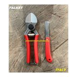 Falket Bağ Budama Makası Budama Makası Aşı Çakısı Italyan Dövme Çelik 2li Set - 21CM