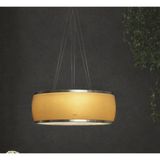 Falmec - Ada 58 Cm, El-Yapımı Amber (Bal Rengi) Satine Cam, 600 M3H Davlumbaz - Soffıo-