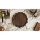 Fam Wood Art Büyük Boy Ahşap Sunumluk Ve Supla %100 Çam Kahverengi