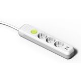 Famatel 2633-MS Akım Korumalı USB+TYPE C 3'lü 1.5 mt Grup Priz