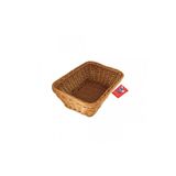 Fame Kitchen Hasır Dikdörtgen Sepet Ekmek Sepeti - Meyve Sepeti 22cm x 16cm x 7cm
