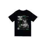 fame-stoned Call Of Duty - Ghost - Simon Riley - Oyun Baskılı Unisex %100 Pamuk Siyah T-shirt