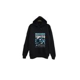 fame-stoned Demon Slayer Muichiro Tokito - Anime Baskılı Unisex %100 Pamuk Siyah Kapüşonlu Sweatshirt