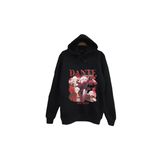 Fame-Stoned Devil May Cry Dante Anime Baskılı Unisex %100 Pamuk Siyah Kapüşonlu Sweatshirt