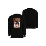 Fame-Stoned Dragonball Z - Naruto - One Piece - Ramen Anime Baskılı Bisiklet Yaka Sweatshirt
