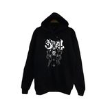 Fame-Stoned Erkek Çocuk Siyah Ghost Baskılı Sweatshirt