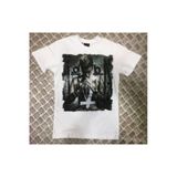 fame-stoned Justin Bieber Baskılı Unisex %100 Pamuk Beyaz T-shirt