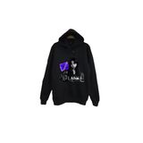 Fame-Stoned La Lisa - Lisa - Blackpınk - K-Pop - Alter Ego Baskılı Unisex %100 Pamuk Kapüşonlu Siyah Sweatshirt