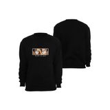 Fame-Stoned One Piece Monkey D. Luffy Anime Baskılı Unisex Bisiklet Yaka Sweatshirt
