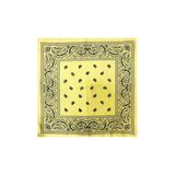 fame-stoned Sarı Damla Desen Penye Bandana