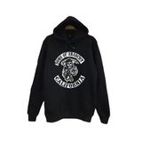 fame-stoned Sons Of Anarchy Baskılı Kapüşonlu Sweatshirt