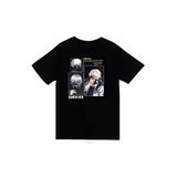 fame-stoned Tokyo Ghoul Kaneki Ken Baskılı Unisex %100 Pamuk Siyah T-shirt