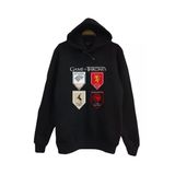 Fame-Stoned Unisex Siyah Game Of Thrones Sweatshirt