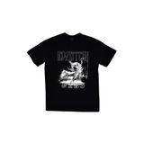 fame-stoned Unisex Siyah Led Zeppelin Baskılı T-shirt
