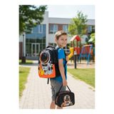 Famebag -Ümit Çanta Lisanslı Erkek Astronot Okul Sırt Çantası -Beslenme Ve Kalemlik çantası Seti