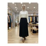 Famelin Beli Lastikli Piliseli 95 cm Siyah Etek Siyah 42