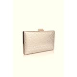 Famels Kadın Yeni Model Altın Abiye Clutch Portföy El Gece Düğün Nişan Abiye Çantası
