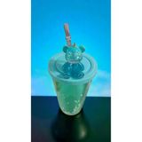 FAMEMUS ACCESSORY 00010101010 Ayıcıklı Işıksız Model Pipetli Matara Bardak