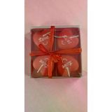 FAMEMUS ACCESSORY 12312weqweqwewqe Sevgililer Gününe Özel Love Yazılı 4 Lü Mum