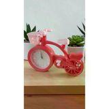FAMEMUS ACCESSORY 354657687 Bisiklet Şeklinde Masa Üzeri Çalarsaat 18*14Cm Boyutu