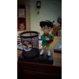 Famemus Accessory Erkek Fiğür Basketbol Topu Tutan Kalemlik(Plastik Değildir Kaliteli Ağır Malzeme 13*16 Boyut