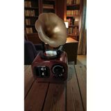 Famemus Accessory Gramafon Hediyelik Ve Dekor Süs Müzik Kutusu Boyutu 20 Cm *10 Cm
