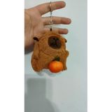 Famemus Accessory Kapibara Peluş Anahtarlık Çanta Süsü Aksesuar Ürün Boyutu:10 Cm