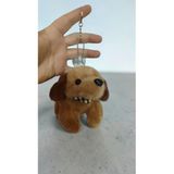 Famemus Accessory Peluş Köpek Çanta Süsü Aksesuar Anahtarlık Boyut:16cm Büyük Boy
