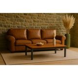 Fami Home | Cordoba Modern Orta Sehpa Ahşap Salon Sehpası - Ceviz-Antrasit
