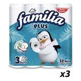 Familia 3 Katlı 96'lı Coconut Özlü Plus Tuvalet Kağıdı