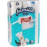 Familia 3 Katlı Kağıt Havlu 12'li - Yüksek Emiş Gücü ve Dayanıklılık 4'li Avantaj Paketi - 4 Adet