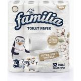 Familia 32’li Ultra Yumuşak & Kalın 3 Katlı Tuvalet Kağıdı Pamuk Özlü Ekonomik Paket