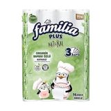 Familia Kağıt Havlu 16'lı Natural 3 Katlı Bambu (4'lü)