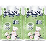 Familia Kağıt Havlu Natural (3 Katlı) Organik Bambu özlü 24 Lü Pk (2PK*12)