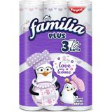 Familia Kağıt Havlu Plus Desenli 12'li Paket 3 Katlı Rulo Kağıt Havlu Dayanıklı ve Ultra Emici - Beyaz