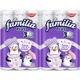 Familia Kağıt Havlu Plus Love My Home Desenli, 12'li Rulo (2 adet)