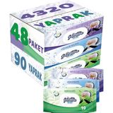 Familia Lavanta-Mineral-Yeşilin Tazeliği 90 Yaprak Karma 48'li Set 4320 Yaprak Islak Havlu Mendil