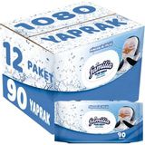 Familia Mineralin İyiliği 12x90 Yaprak Islak Havlu Mendil