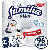 Familia Organik Pamuk özlü Tuvalet Kağıdı 96 Rulo (32 RULO x 3 PAKET)