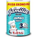 Familia - Plus Jumbo Dev Kağıt Havlu 3 Katlı - 6 Rulo