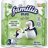Familia Plus Natural Tuvalet Kağıdı 32'li 5 Adet