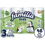 Familia Plus Natural Tuvalet Kağıdı 48 Rulo (16 Rulo x 3 Paket)