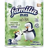 Familia Tuvalet Kağıdı 40'lı Natural 3 Katlı Bambu (12'li) - Beyaz