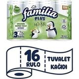 FAMILIA TUVALET KAĞIDI NATURAL 16