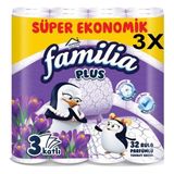 Familia Tuvalet Kağıdı Parfü Mlü Familia Plus 3 Katlı 32 Rulo 3 x - Beyaz