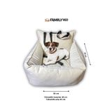 Family Bed Taşınabilir Köpek Araba Koltuğu Yatağı 50x50cm h:30cm