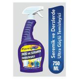 famix Derz ve Seramik Temizleyici Sprey 750 ML | Güçlü Derz Arası Temizleyici, Fayans ve Banyo Yüzey Temizleyici